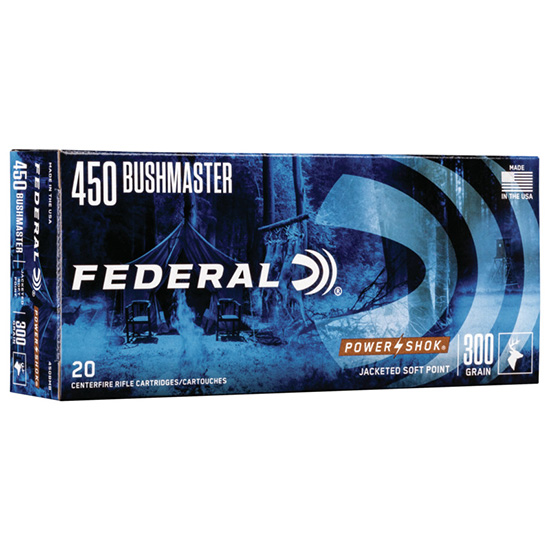 FED POWER-SHOK 450BUSH 300GR 20/10 - Ammunition